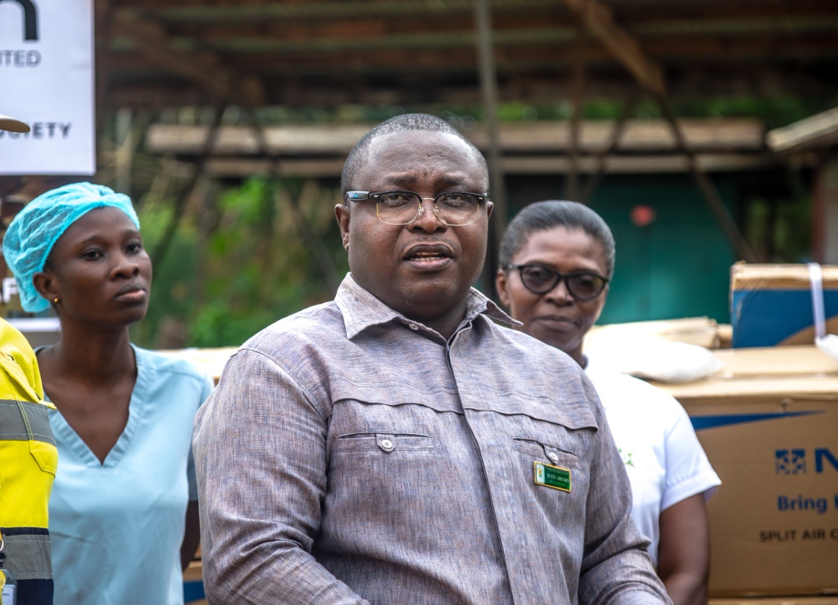 Medical Superintendent of Abirem Government Hospital, Dr. Patrick Atta Larbi Sakyi