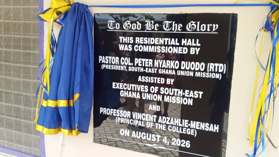 Asokore SDA College of Education commissions two new students’ halls