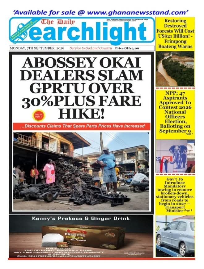 Newspaper Headlines - Monday, 07/09/26