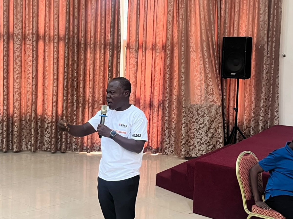 The CPCR Coordinator, Nana Yaw Akuamoah