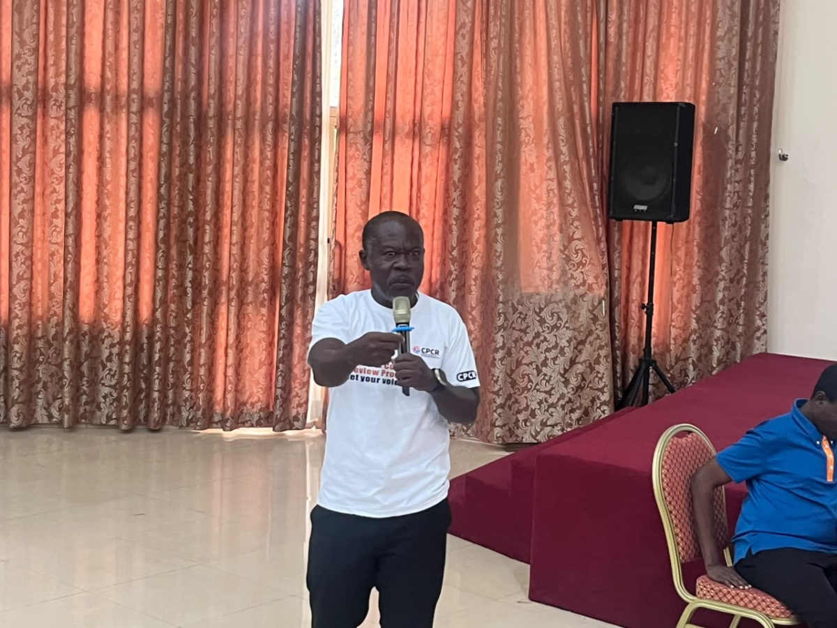 The CPCR Coordinator, Nana Akuamoah